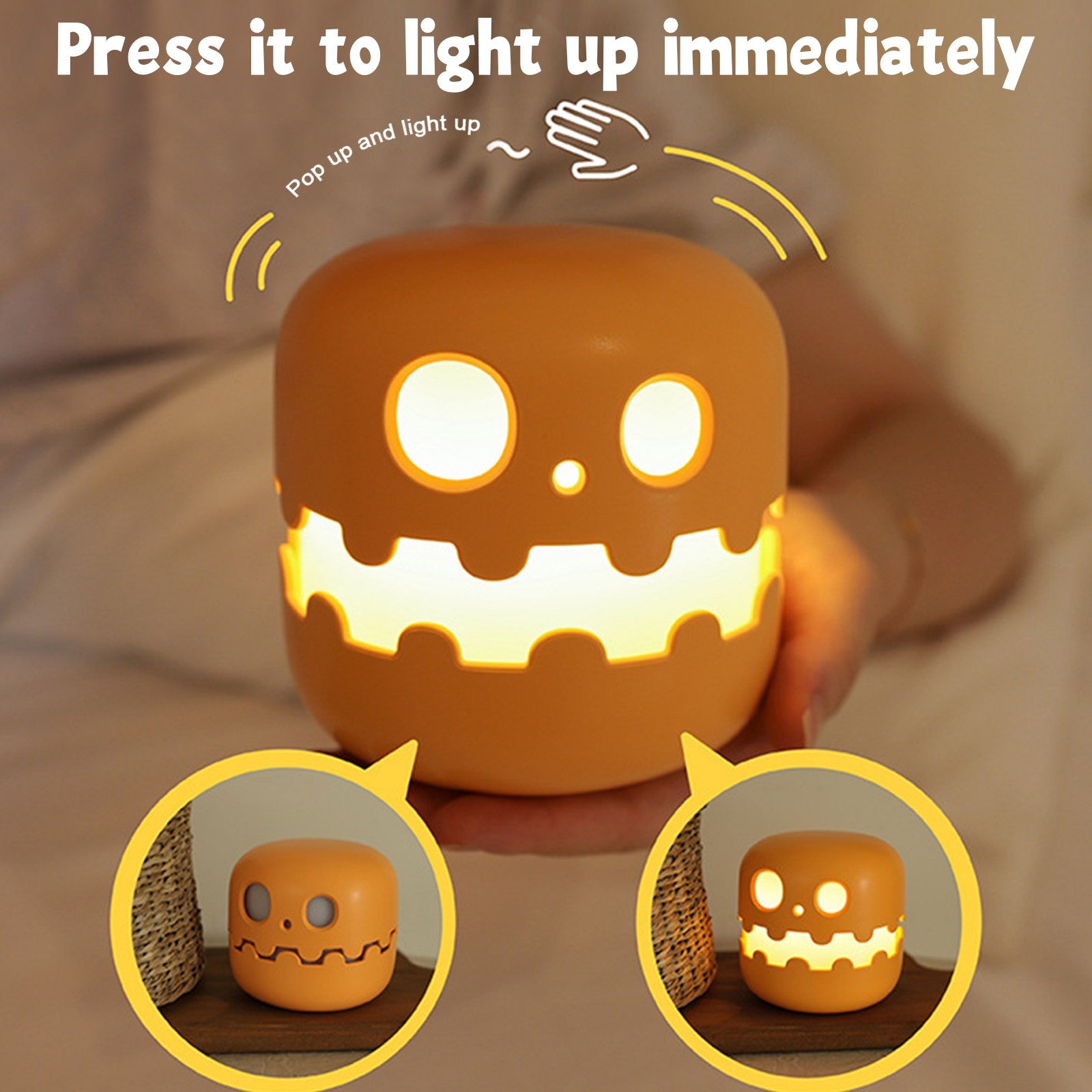 Halloween Night Lamp – Perfect Glow for Spooky Evenings
