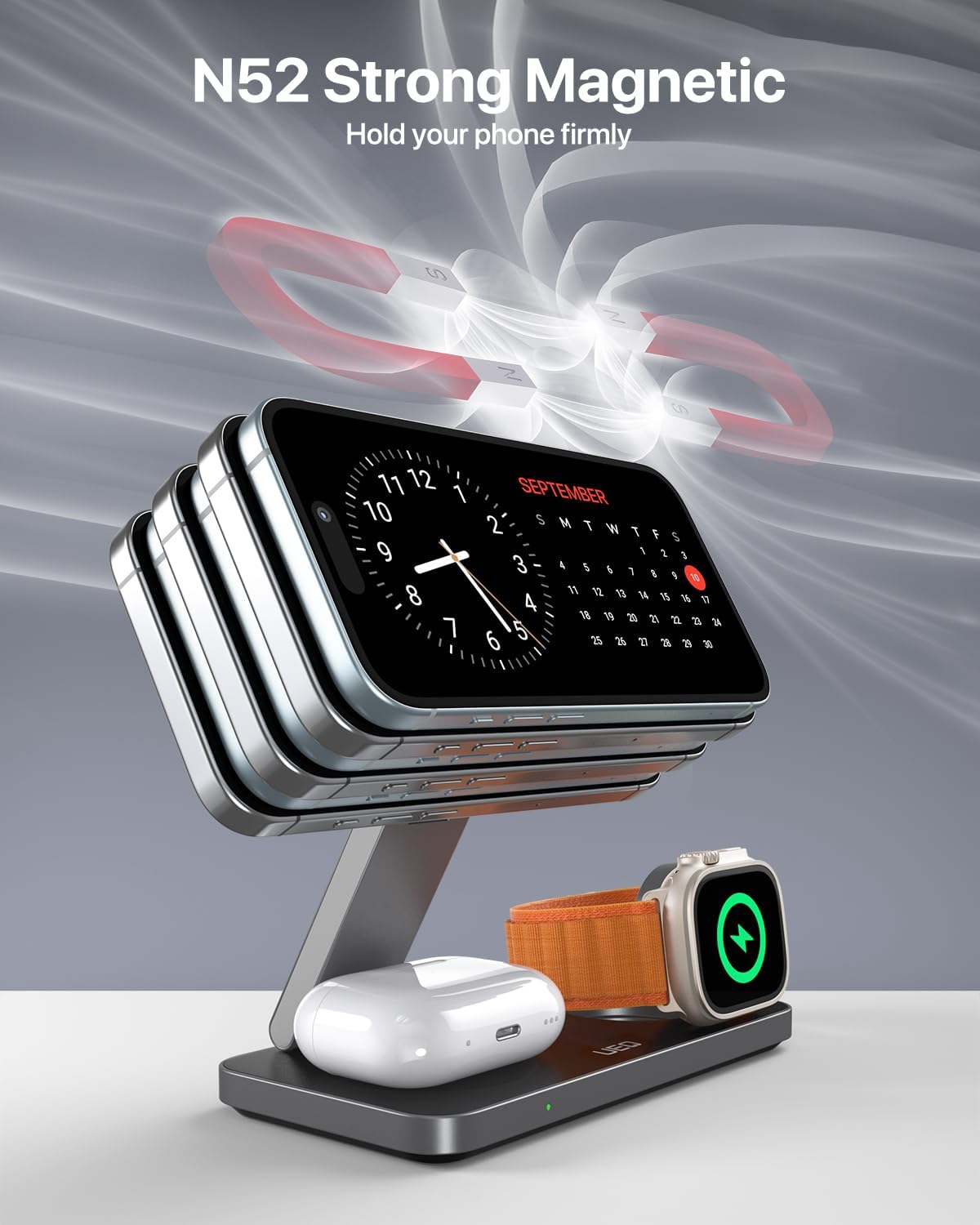 Easy 3-in-1 Magnetic Wireless Charger