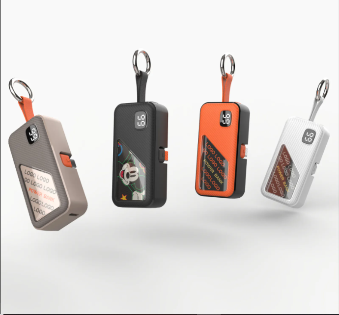 Power Bank Key Chain With Digital Display