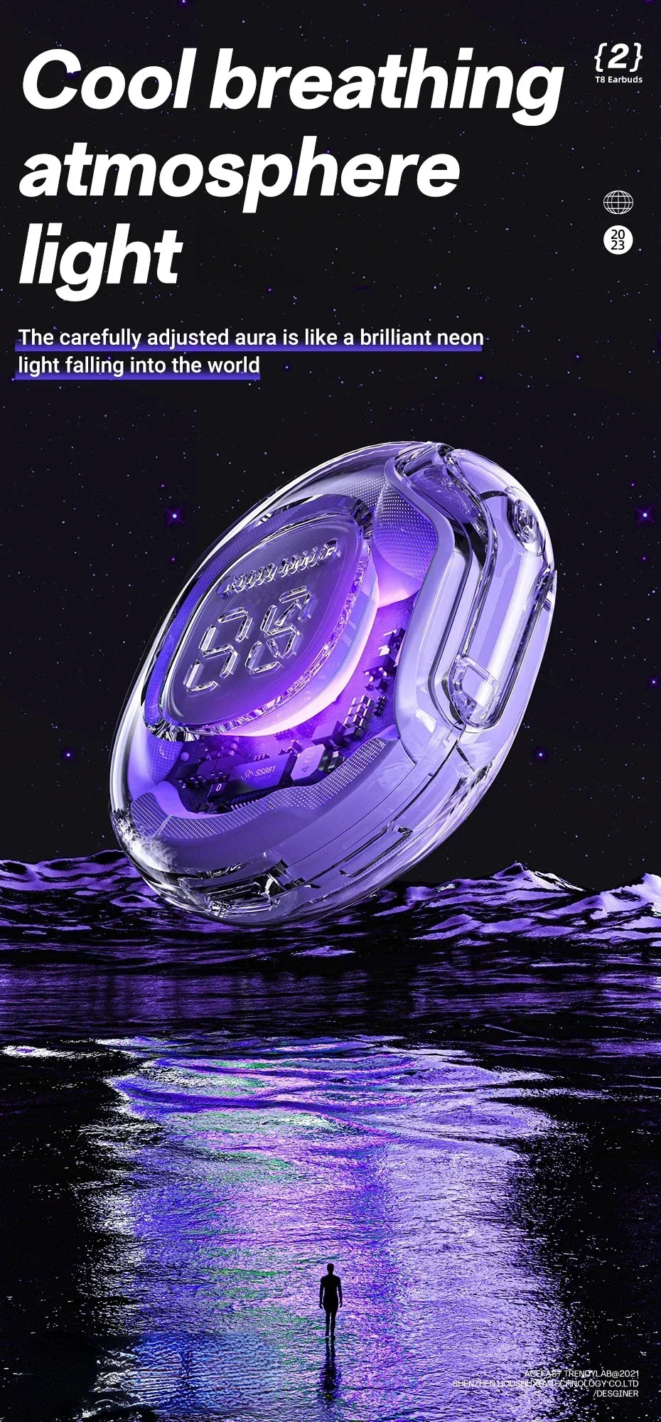 Ultra Crystal Wireless Earbuds for Daily Listening