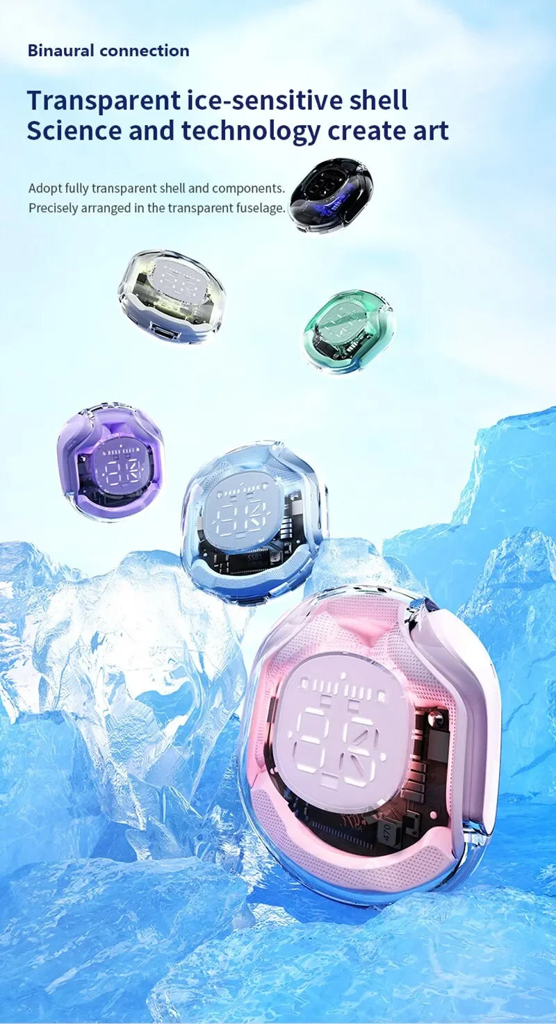 Ultra Crystal Wireless Earbuds for Daily Listening