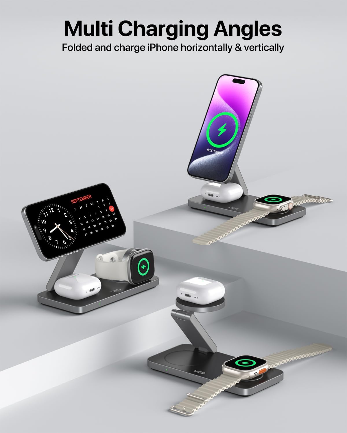 Easy 3-in-1 Magnetic Wireless Charger