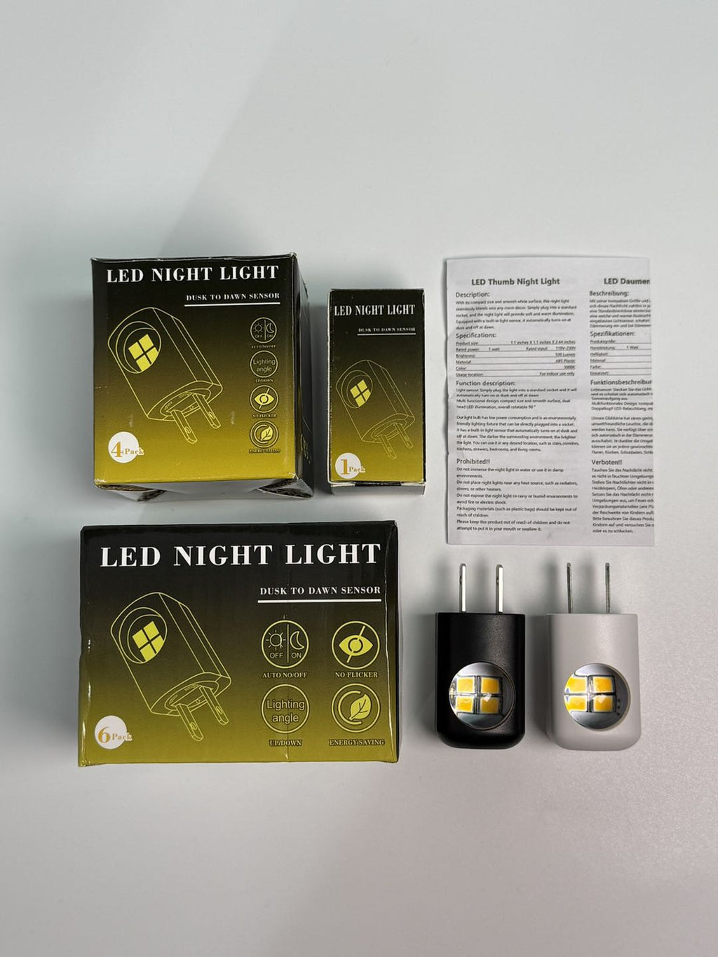 Mini Plug-In Night Lamp for Gentle Room Glow