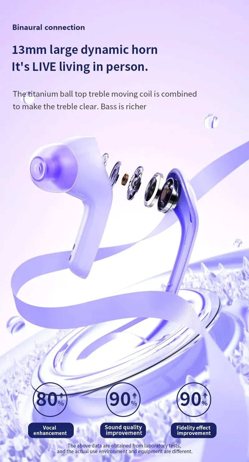 Ultra Crystal Wireless Earbuds for Daily Listening