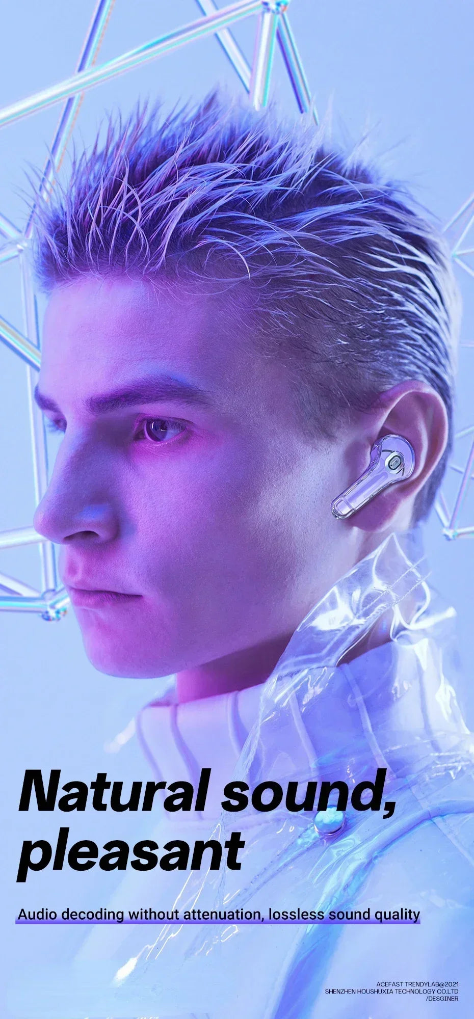 Ultra Crystal Wireless Earbuds for Daily Listening