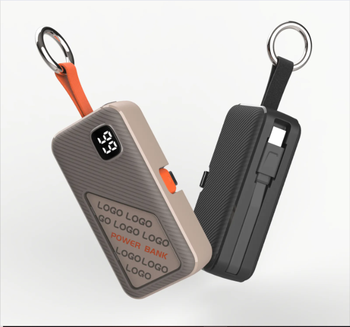 Power Bank Key Chain With Digital Display